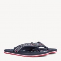 Granatowe Japonki TOMMY HILFIGER Seasonal Stripe Beach FM0FM02075 403