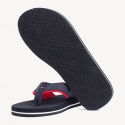 Granatowe Japonki TOMMY HILFIGER Moulded Footbed Beach FM0FM02086 403