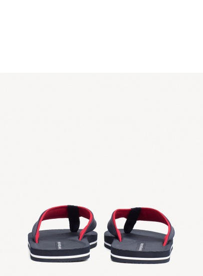Granatowe Japonki TOMMY HILFIGER Moulded Footbed Beach FM0FM02086 403