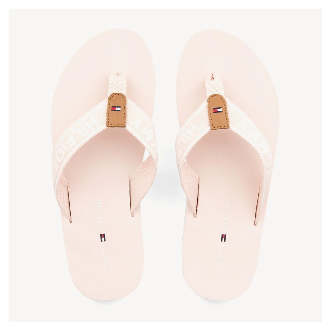 Różowe Japonki TOMMY HILFIGER Sporty Flat Beach Sa FW0FW03884 658