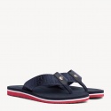 Granatowe Japonki TOMMY HILFIGER Flat Beach Sandal Ja FW0FW03877 403