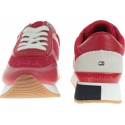 Czerwone Sneakersy TOMMY HILFIGER Tommy Jacquard City FW0FW04026 611