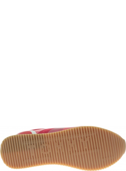 Czerwone Sneakersy TOMMY HILFIGER Tommy Jacquard City FW0FW04026 611