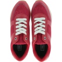 Czerwone Sneakersy TOMMY HILFIGER Tommy Jacquard City FW0FW04026 611