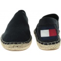Czarne Espadryle Tommy Jeans Flag Esp EM0EM00232 990