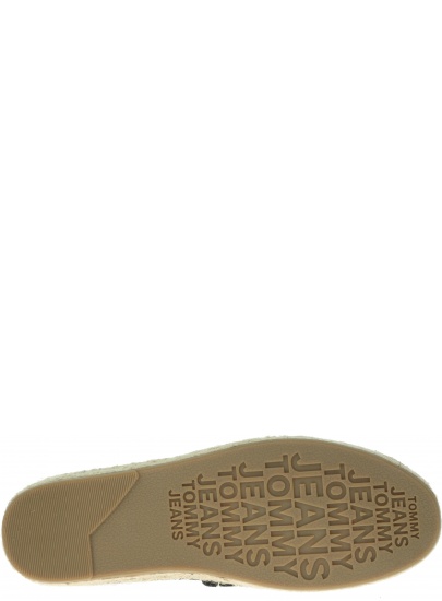 Czarne Espadryle Tommy Jeans Flag Esp EM0EM00232 990