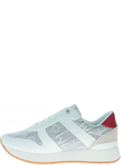 Białe Sneakersy TOMMY HILFIGER Tommy Jacquard City FW0FW04026 020