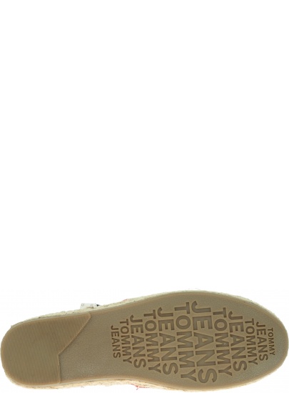 Czerwone Espadryle Tommy Jeans Flag Esp EM0EM00232 611