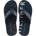 Granatowe Japonki TOMMY HILFIGER Seasonal Stripe Beach FM0FM02075 403