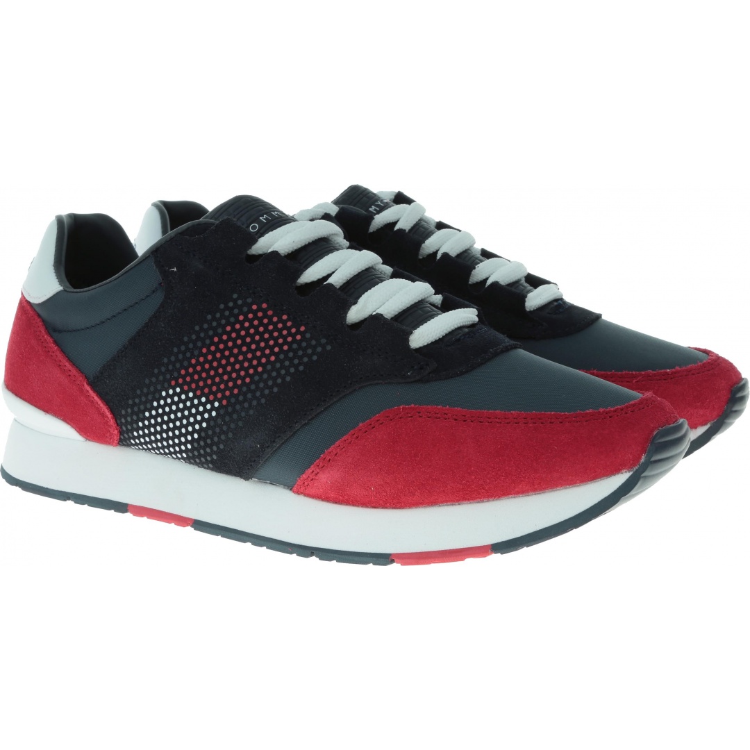 Granatowe Sneakersy TOMMY HILFIGER Corporate Material M FM0FM02056 020