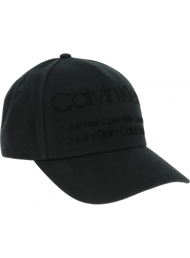 Czarna CZAPKA CALVIN KLEIN INDUSTRIAL OIQUE BA K50K504473 001 Czarna CZAPKA CALVIN KLEIN INDUSTRIAL OIQUE BA K50K504473 001