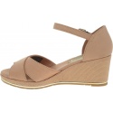 Beżowe Espadryle TOMMY HILFIGER Feminine Mid Wedge S FW0FW04077 297