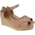 Beżowe Espadryle TOMMY HILFIGER Feminine Mid Wedge S FW0FW04077 297