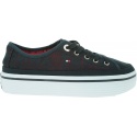 Granatowe Tenisówki TOMMY HILFIGER Tommy Jacquard Flatf FW0FW04071 403