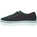 Granatowe Tenisówki TOMMY HILFIGER Tommy Jacquard Flatf FW0FW04071 403