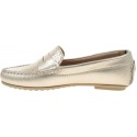 Złote Mokasyny TOMMY HILFIGER Snake Pattern Moccas FW0FW04063 716