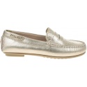 Złote Mokasyny TOMMY HILFIGER Snake Pattern Moccas FW0FW04063 716
