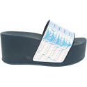 Granatowe Klapki TOMMY HILFIGER High Pool Slide Shin FW0FW04059 403