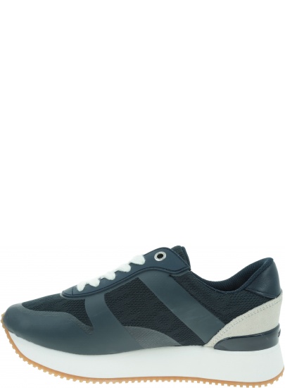 Granatowe Sneakersy TOMMY HILFIGER Tommy Jacquard City FW0FW04026 403