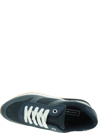 Granatowe Sneakersy TOMMY HILFIGER Tommy Jacquard City FW0FW04026 403