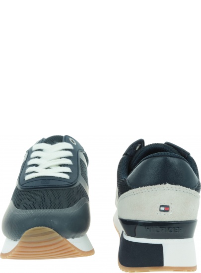 Granatowe Sneakersy TOMMY HILFIGER Tommy Jacquard City FW0FW04026 403