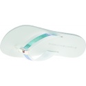 Białe Japonki TOMMY HILFIGER Flat Beach Sandal Ir FW0FW04016 100