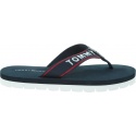Granatowe Japonki TOMMY HILFIGER Sporty Flat Beach Sa FW0FW03884 403