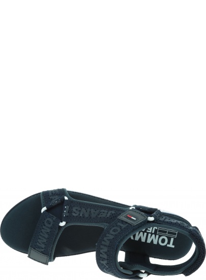 Granatowe Sandały TOMMY HILFIGER Mesh Webbing Sporty EN0EN00568 403