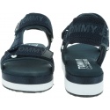 Granatowe Sandały TOMMY HILFIGER Mesh Webbing Sporty EN0EN00568 403