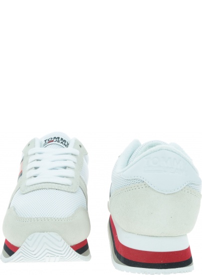 Białe Sneakersy TOMMY HILFIGER Retro Tommy Jeans Sn EN0EN00486 101