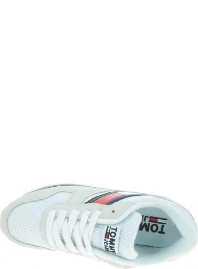Białe Sneakersy TOMMY HILFIGER Retro Tommy Jeans Sn EN0EN00486 101