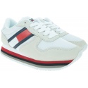 Białe Sneakersy TOMMY HILFIGER Retro Tommy Jeans Sn EN0EN00486 101
