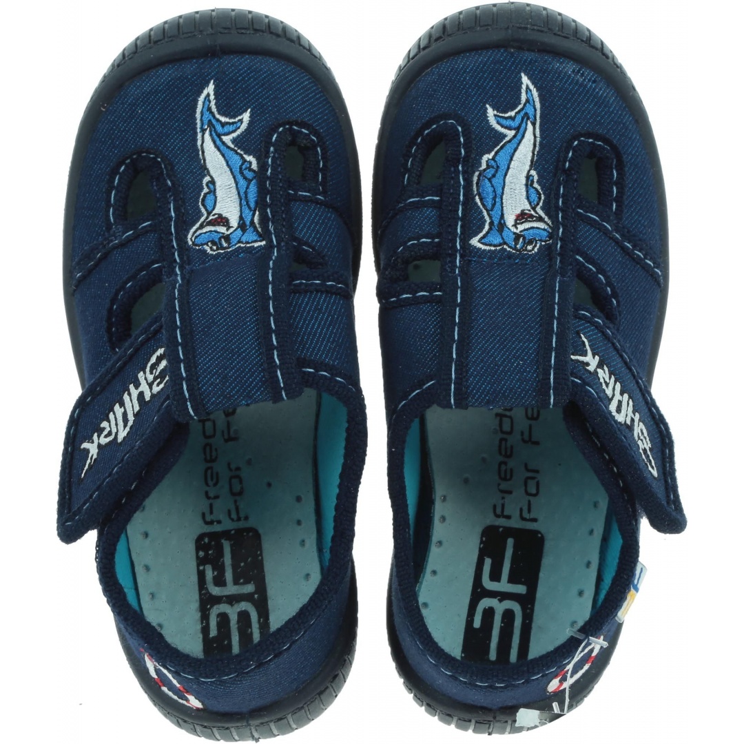 Kapcie dziecięce z delfinkiem 3F Freedom For Feet Saturn 2sk25/3