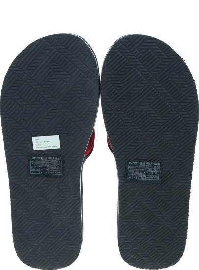 Granatowe Japonki TOMMY HILFIGER Moulded Footbed Beach FM0FM02086 403