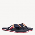 Granatowe Japonki TOMMY HILFIGER Corporate Stripe Bea FM0FM02079 403