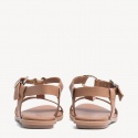 Brązowe Sandały TOMMY HILFIGER Elevated Leather Fla FW0FW03946 929