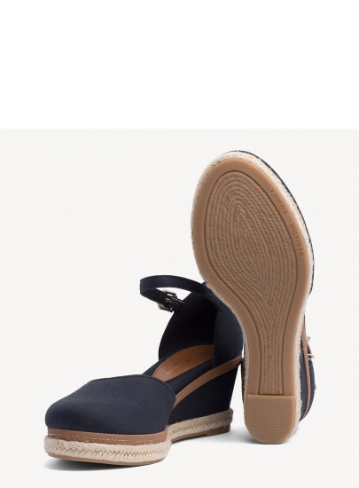 Granatowe Espadryle TOMMY HILFIGER Iconic Elba Basic Cl FW0FW02838 403