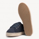 Granatowe Espadryle TOMMY HILFIGER Flat Espadrille Corp FW0FW03801 403