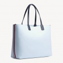 Niebieska Shopperka TOMMY HILFIGER Iconic Tommy Tote AW0AW06446 413