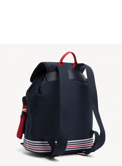 Granatowy Plecak TOMMY HILFIGER Youthful Nylon Mini AW0AW06436 901