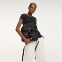Czarny Plecak TOMMY HILFIGER Youthful Nylon Mini AW0AW06436 002