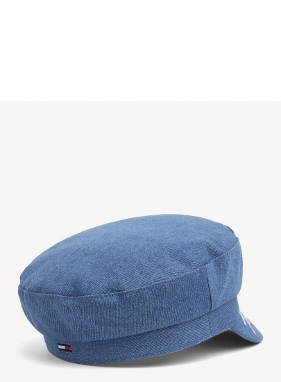 Czapka TOMMY HILFIGER Tjw Denim Baker Boy AW0AW06568 901