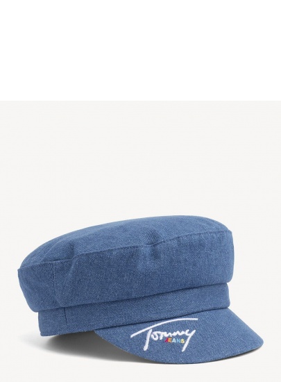 Czapka TOMMY HILFIGER Tjw Denim Baker Boy AW0AW06568 901