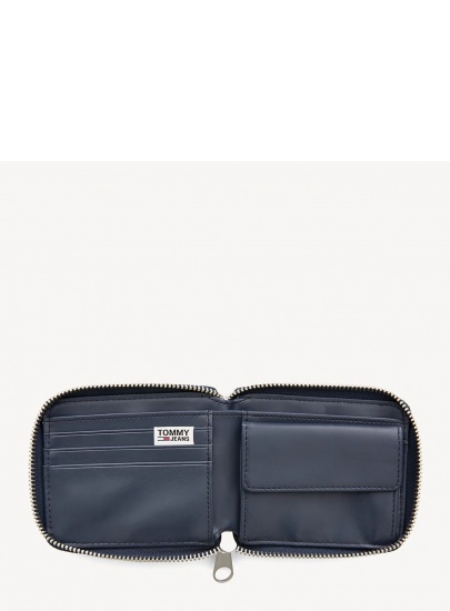 Granatowy Portfel Męski TOMMY HILFIGER Tjm Modern Prep Sm Z AM0AM04524 901