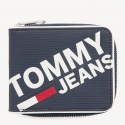 Granatowy Portfel Męski TOMMY HILFIGER Tjm Modern Prep Sm Z AM0AM04524 901
