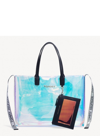 Shopperka TOMMY HILFIGER Iconic Tommy Tote Ir AW0AW06900 902