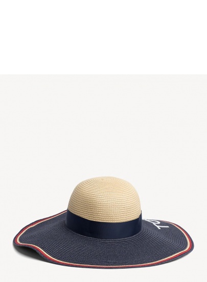 Kapelusz TOMMY HILFIGER Straw Fedora Hat AW0AW06575 902