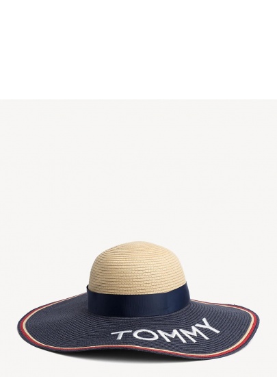 Kapelusz TOMMY HILFIGER Straw Fedora Hat AW0AW06575 902