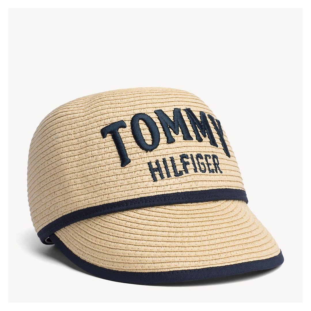 Czapka z Daszkiem TOMMY HILFIGER Straw Cap AW0AW06574 901