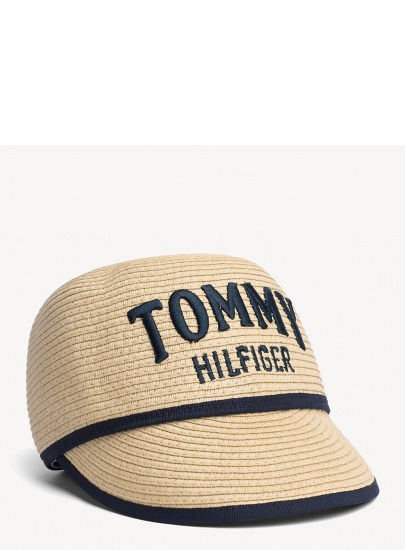 Czapka z Daszkiem TOMMY HILFIGER Straw Cap AW0AW06574 901